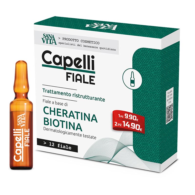Paladin Pharma Integratori Alimentari Sanavita Capelli 12 Fiale